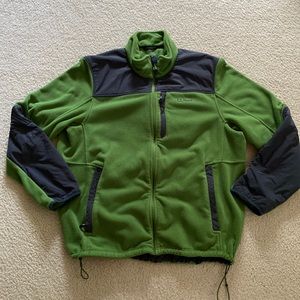 EUC LL Bean fleece zip up jacket